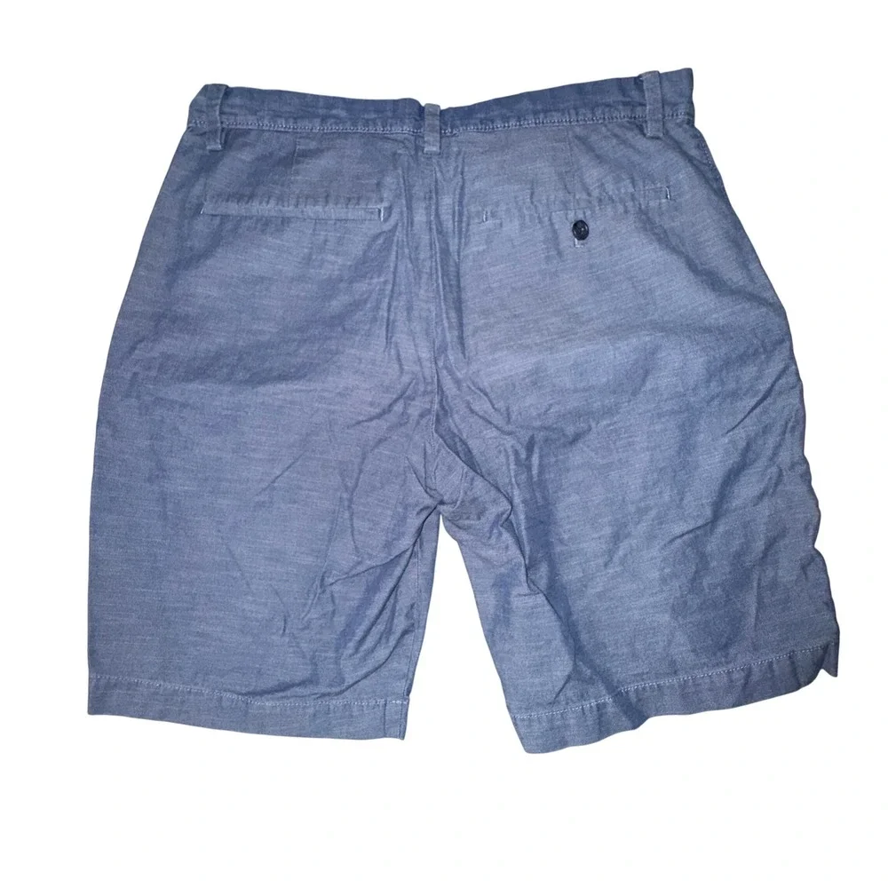 Banana‎ Republic Aiden Shorts 32 Light Blue Heather Slim Fit 261480-00
